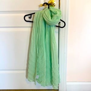 Soft, turquoise colored scarf, perfect for any season